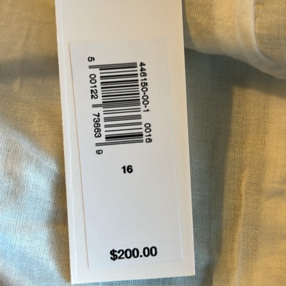 BANANA REPUBLIC POPLIN CUT-OUT MAXI DRESS - Green Print - Picture 10 of 11